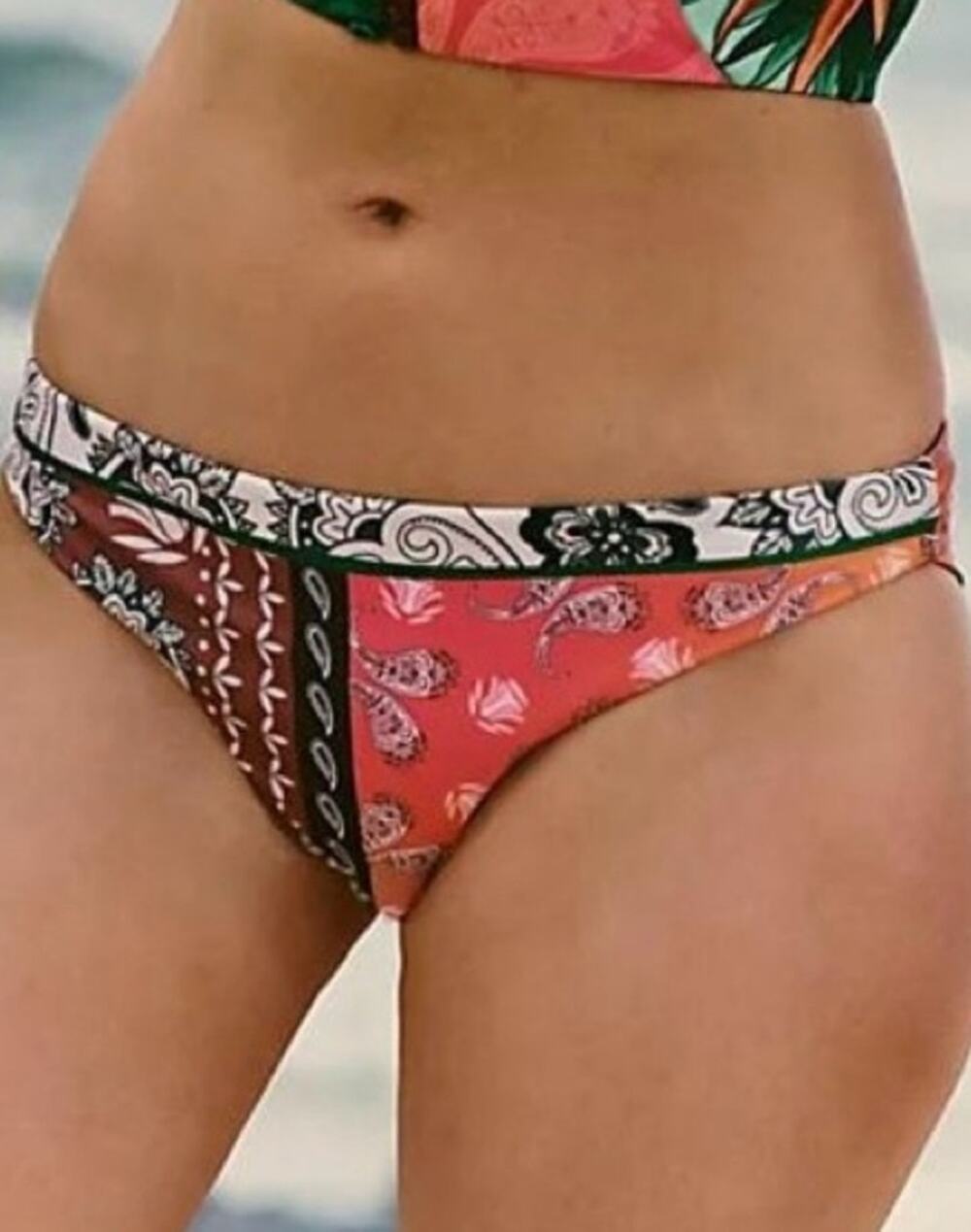 Agua Bendita Lola Cipres Low Rise Bikini Bottom Size Medium NWT